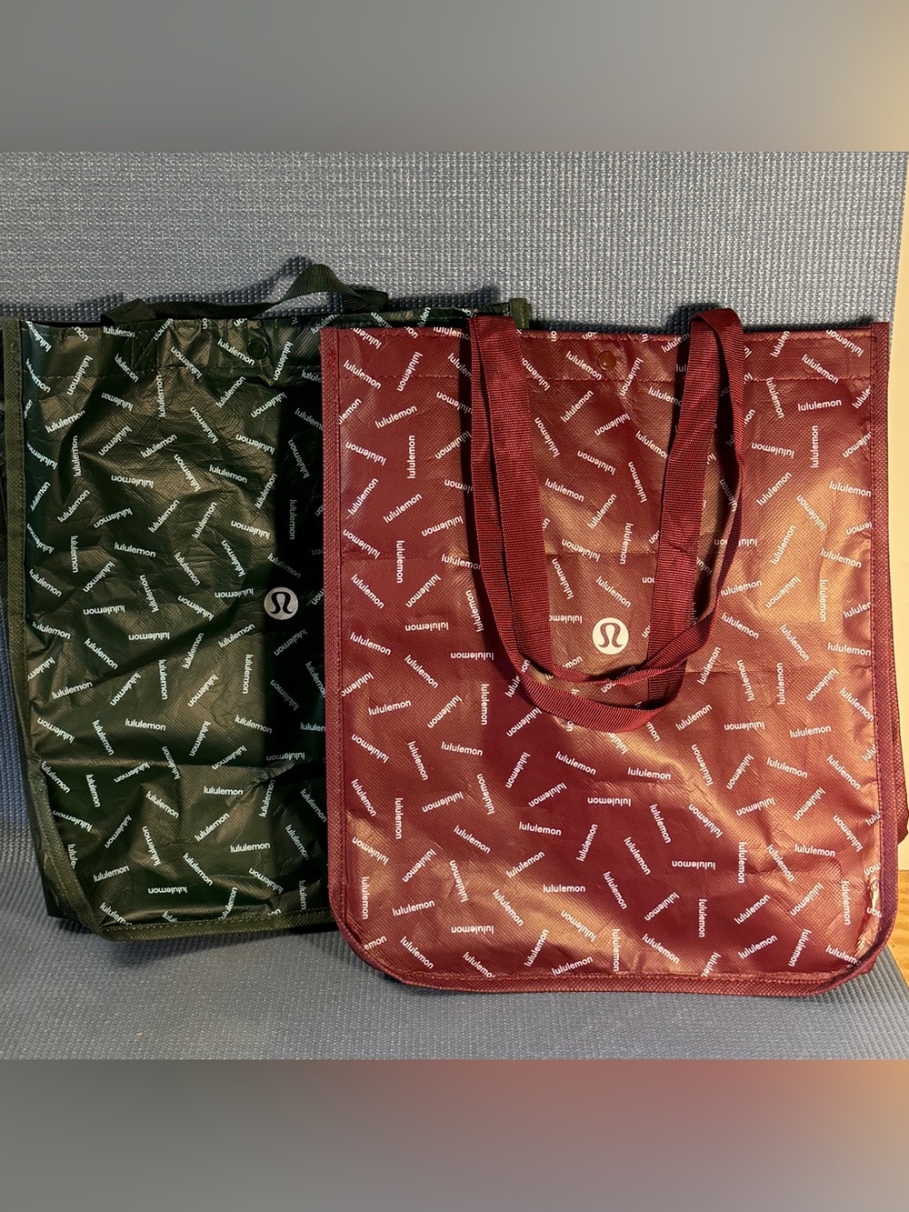 Lululemon Reusable Eco Friendly Tote Bag 2 Count